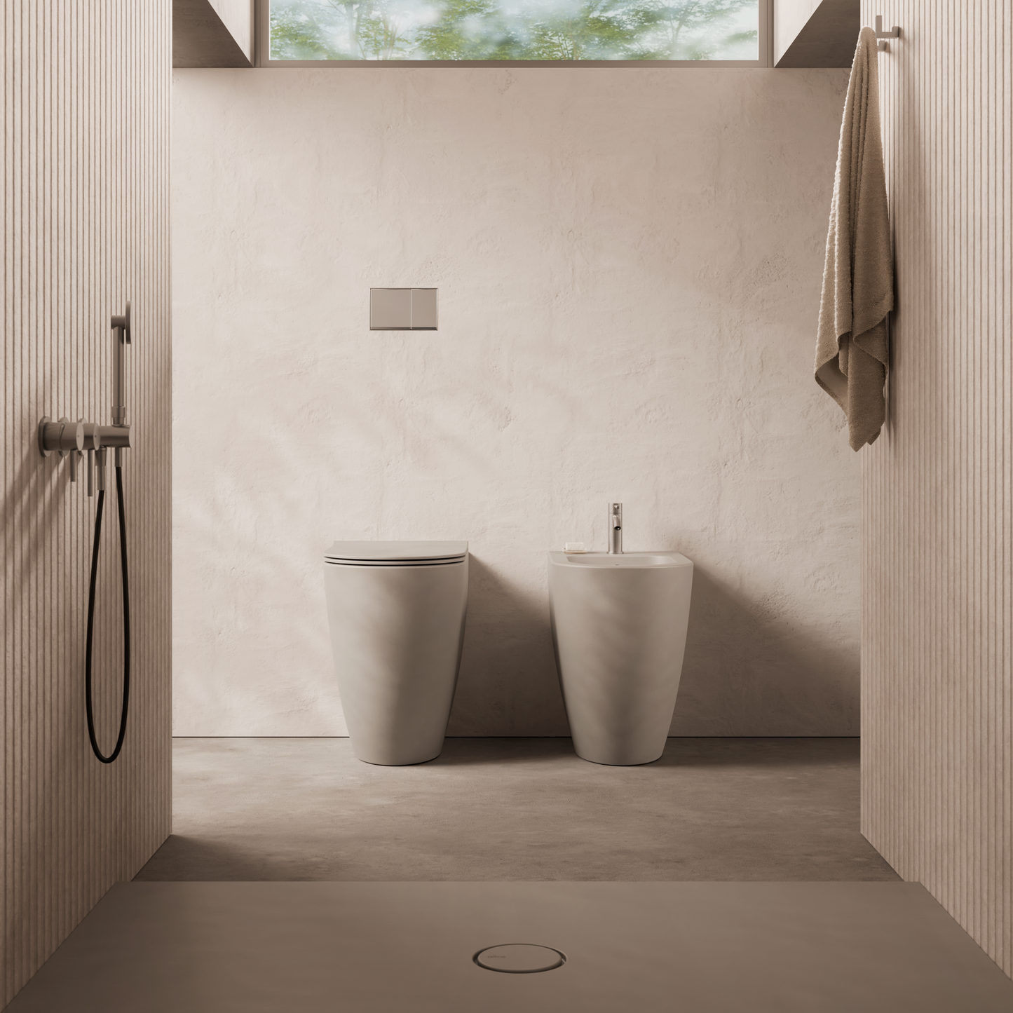 ALICE FORM BTW toilet for adjustable floor trap