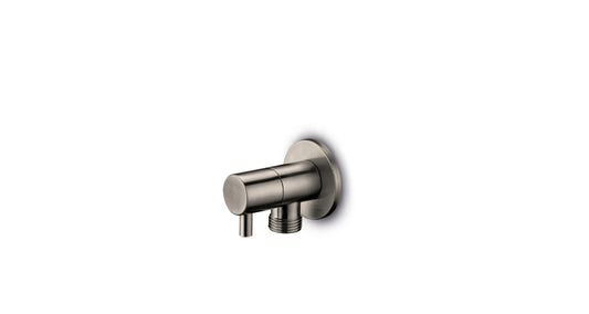 JEE-O Angle valve Stainless Steel,Dark Steel