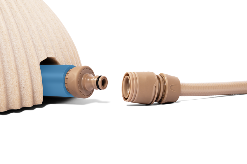 JEE-O IZI Shower (portable) with base - Blue