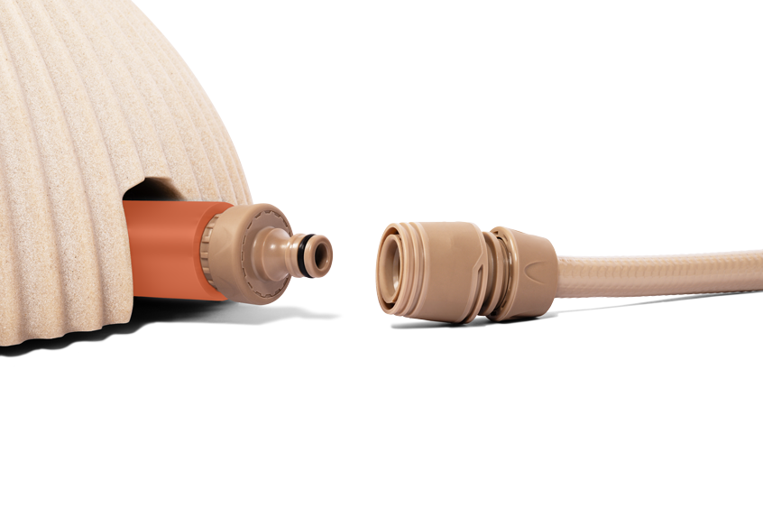 JEE-O IZI Shower (portable) with base - Orange