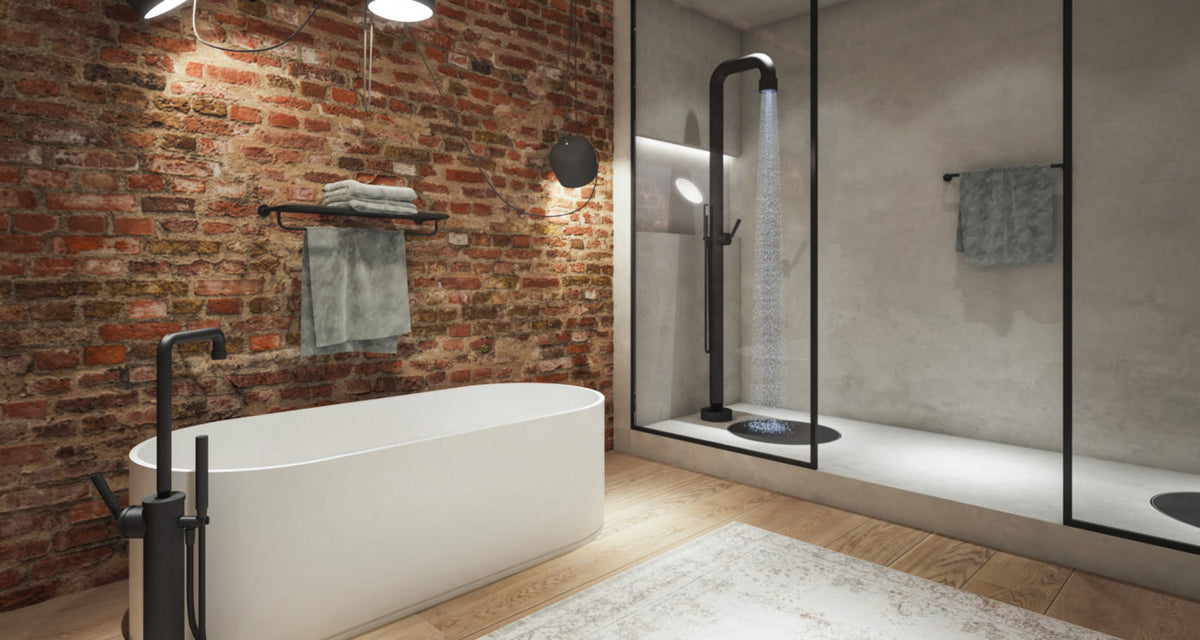 JEE-O Soho Shower 01 Freestanding SS with progressive cartridge
