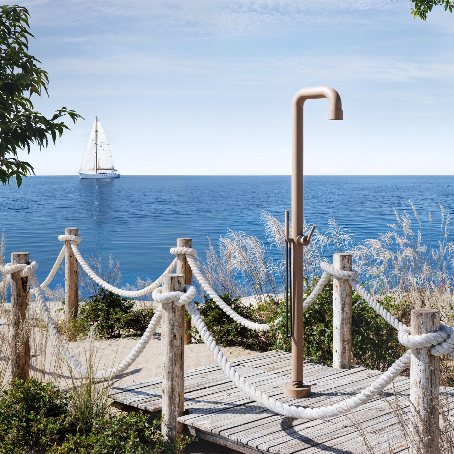 JEE-O Soho Shower 02 Freestanding SS with handshower