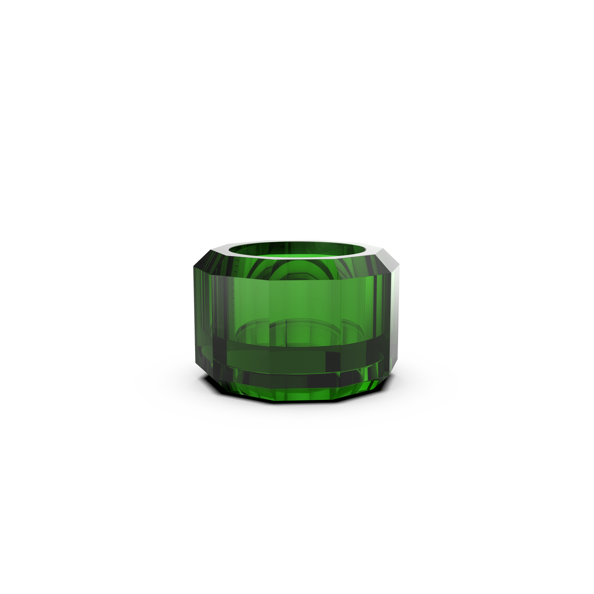 DW  KR KH KRISTALL Candle Holder English Green