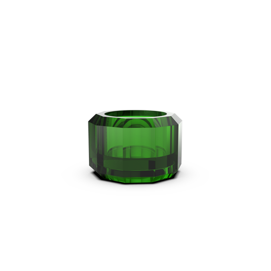 DW  KR KH KRISTALL Candle Holder English Green