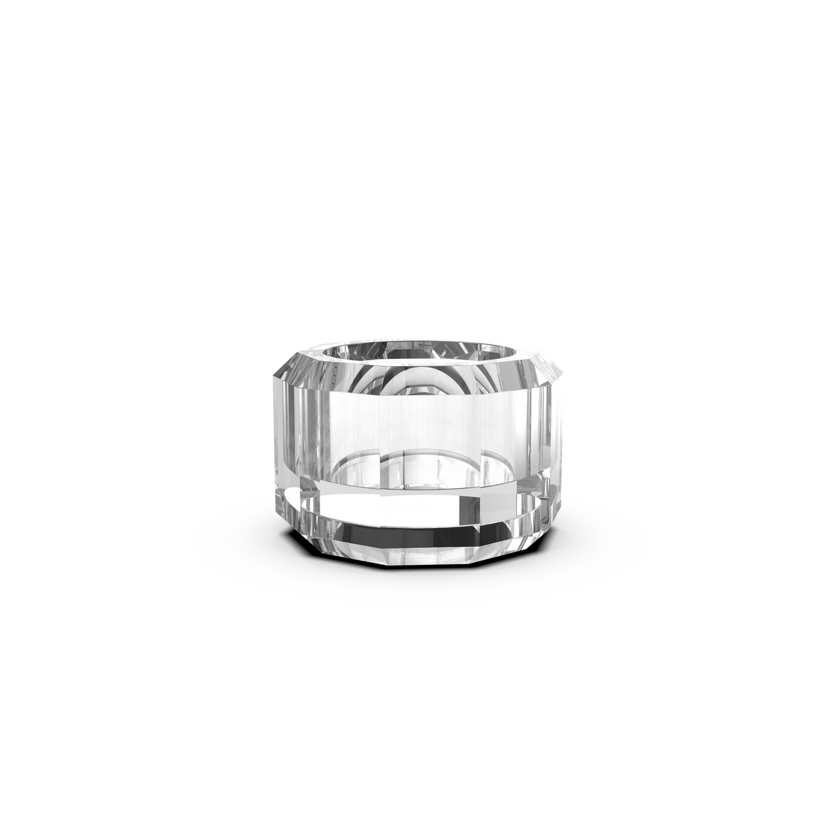DW  KR KH KRISTALL Candle Holder Crystal Clear