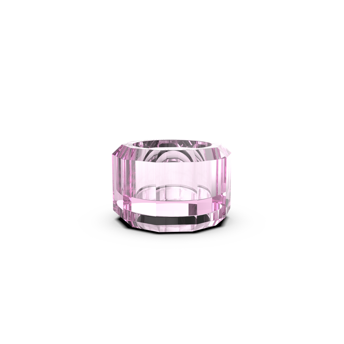 DW  KR KH KRISTALL Candle Holder Pink