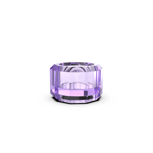DW  KR KH KRISTALL Candle Holder Violet