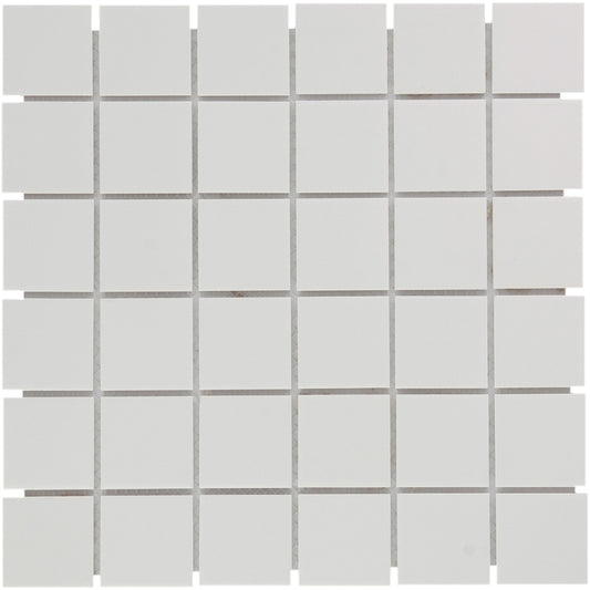TMF London Square Unglazed 48x48 - Super White