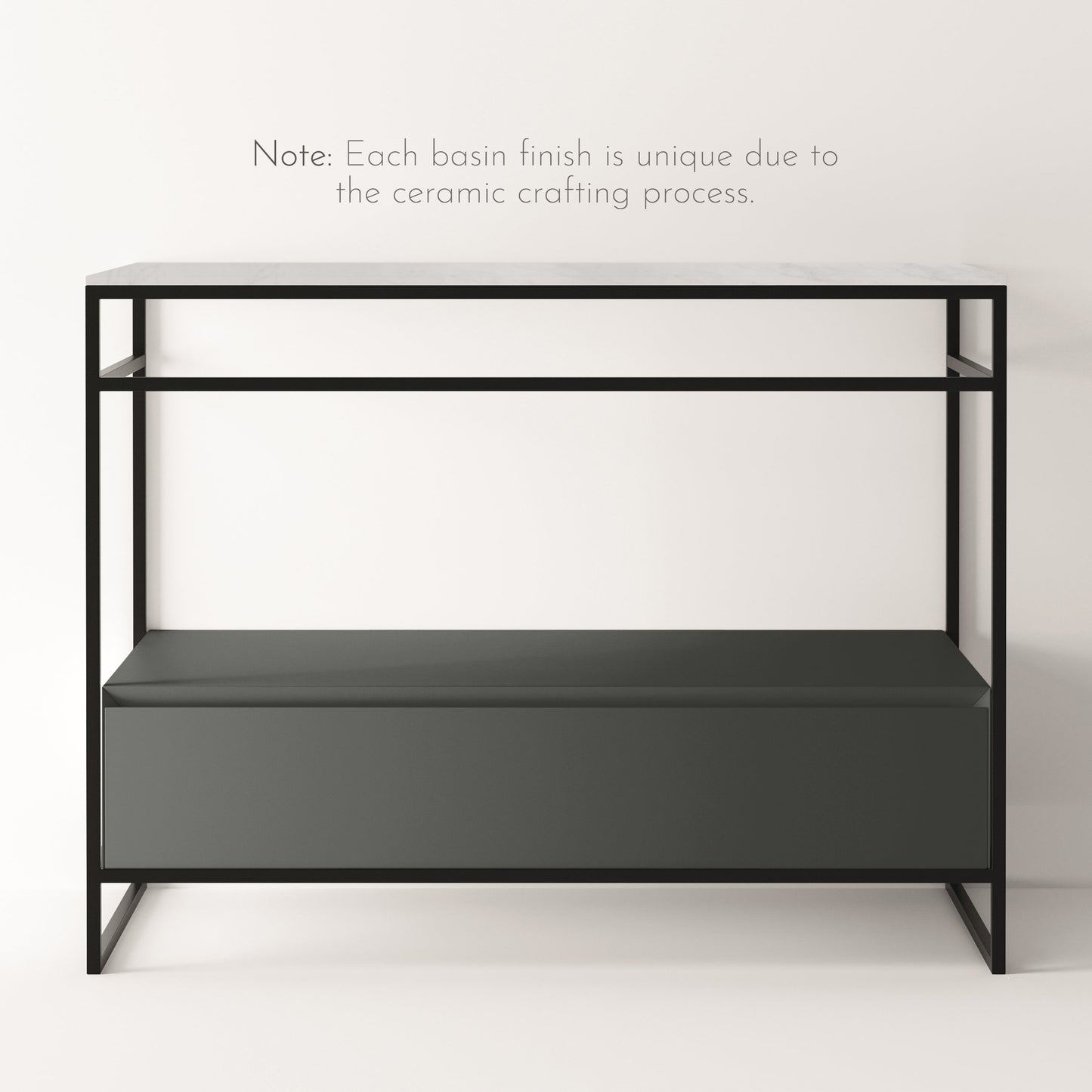 ALICE Structure UNI 40" - Black Drawer Black Frame