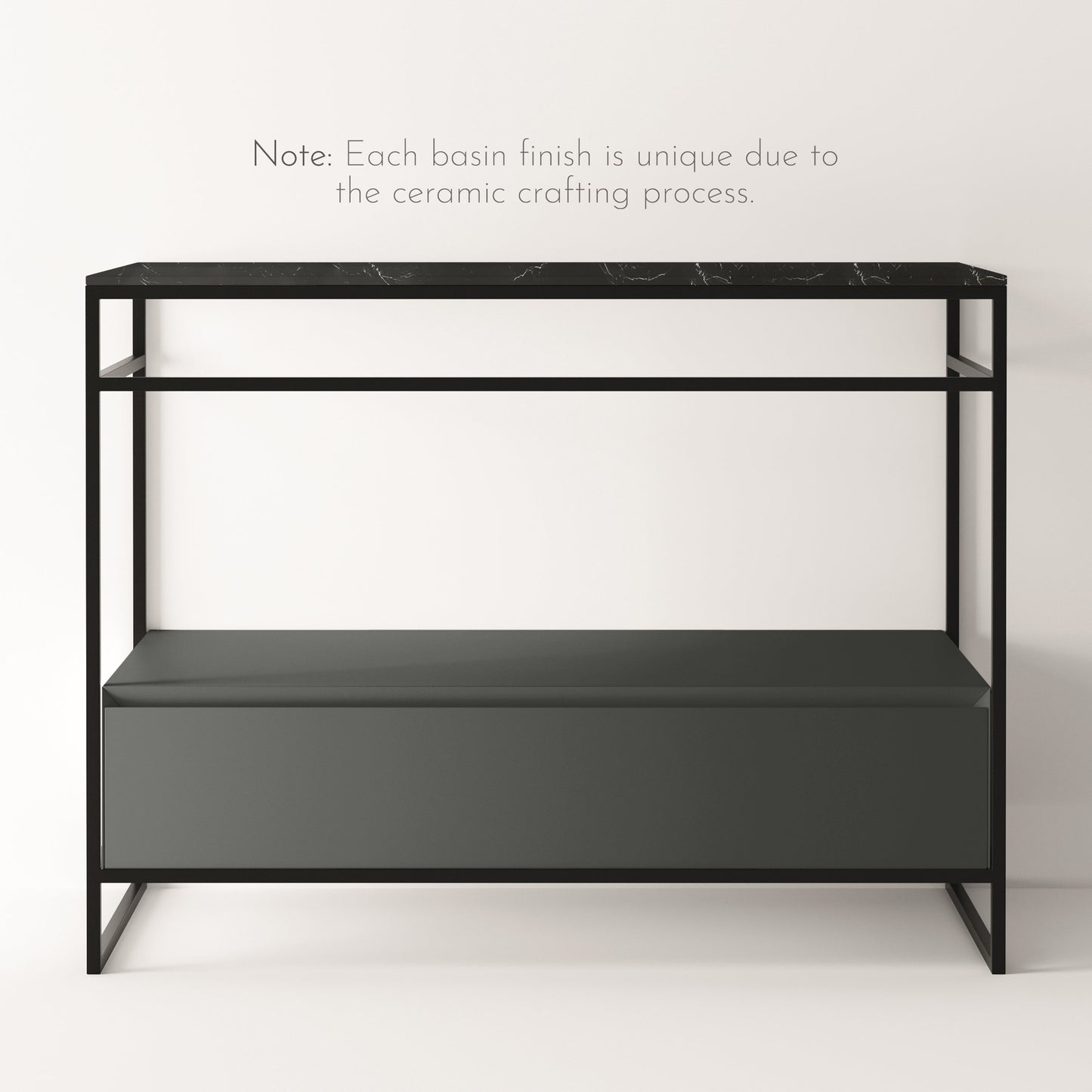 ALICE Structure UNI 40" - Black Drawer Black Frame