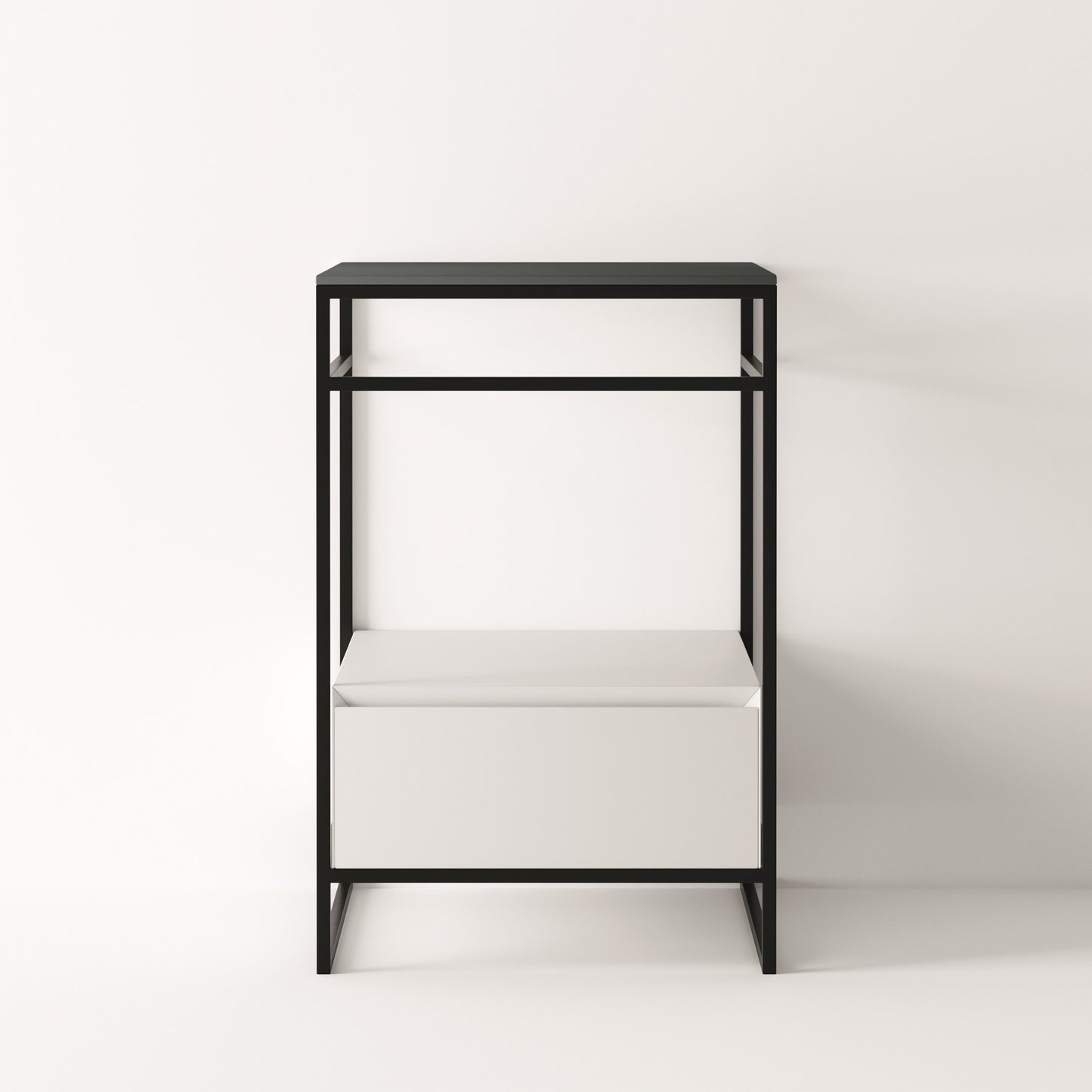 ALICE Structure UNI 20" - White Drawer Black Frame