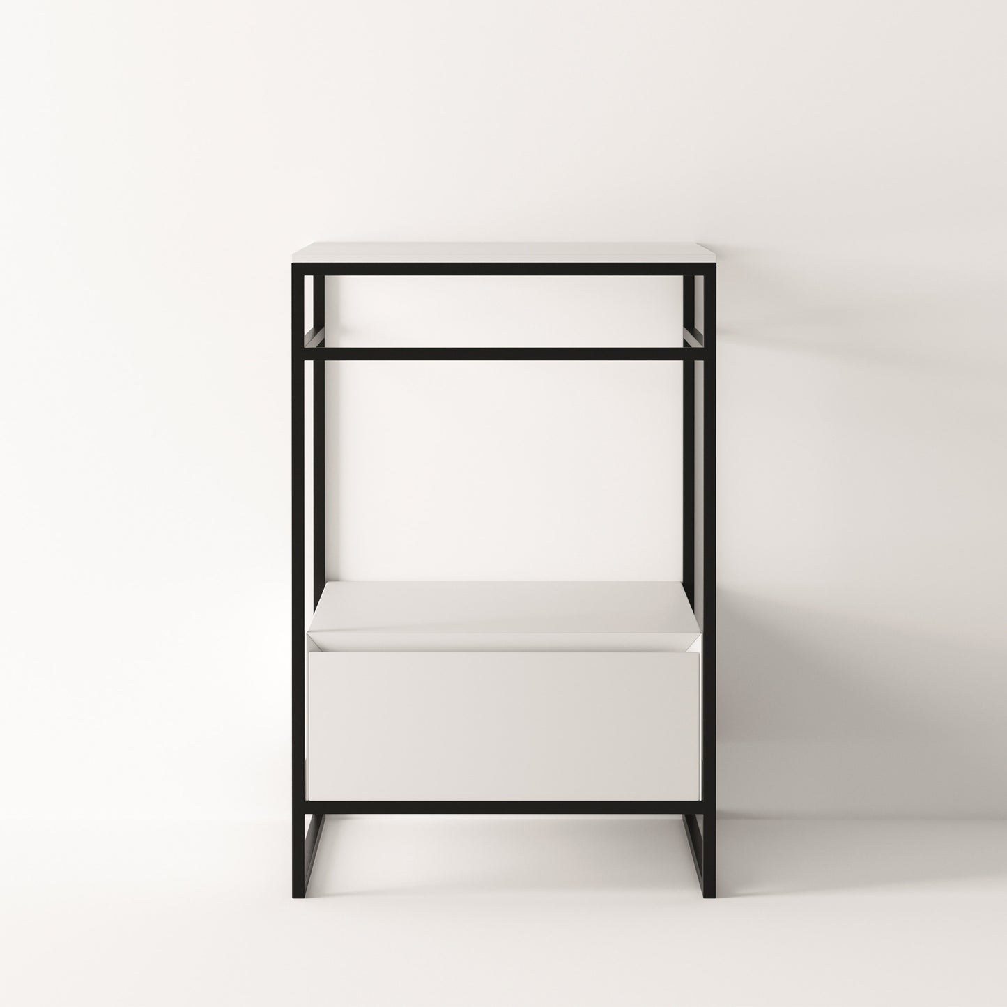 ALICE Structure UNI 20" - White Drawer Black Frame