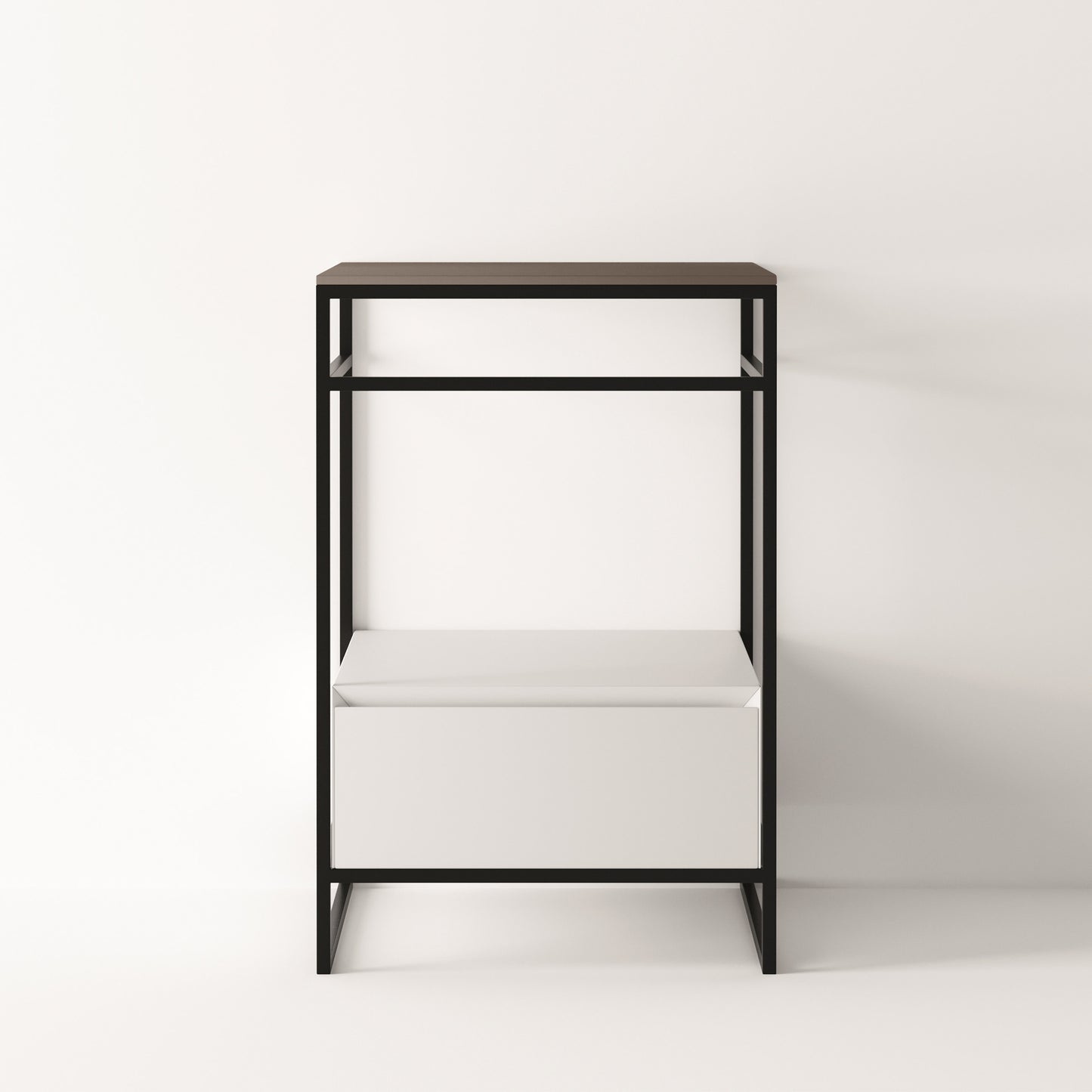 ALICE Structure UNI 20" - White Drawer Black Frame