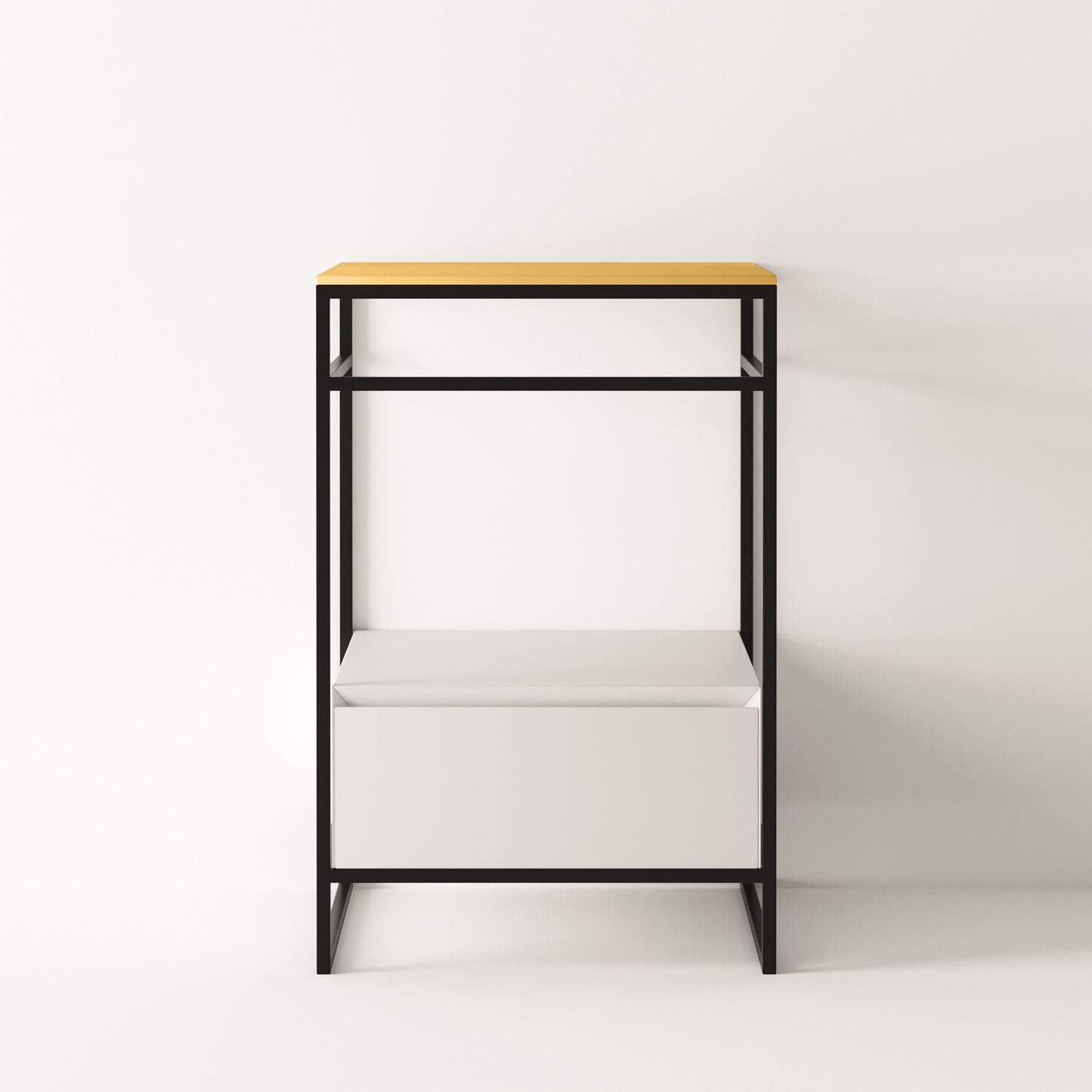 ALICE Structure UNI 20" - White Drawer Black Frame