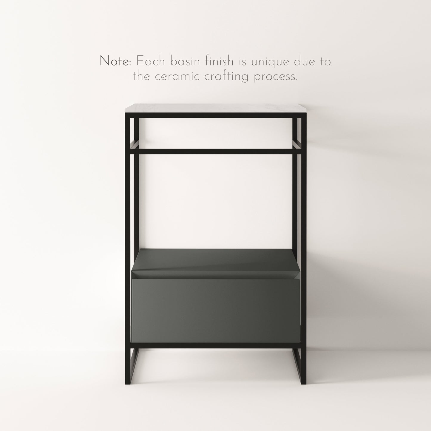 ALICE Structure UNI 20" - Black Drawer Black Frame