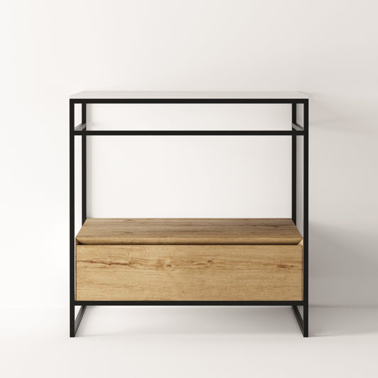 ALICE Structure UNI 30" - Oakwood Drawer Black Frame