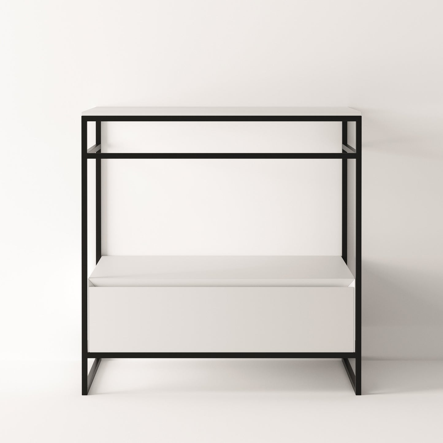 ALICE Structure UNI 30" - White Drawer Black Frame