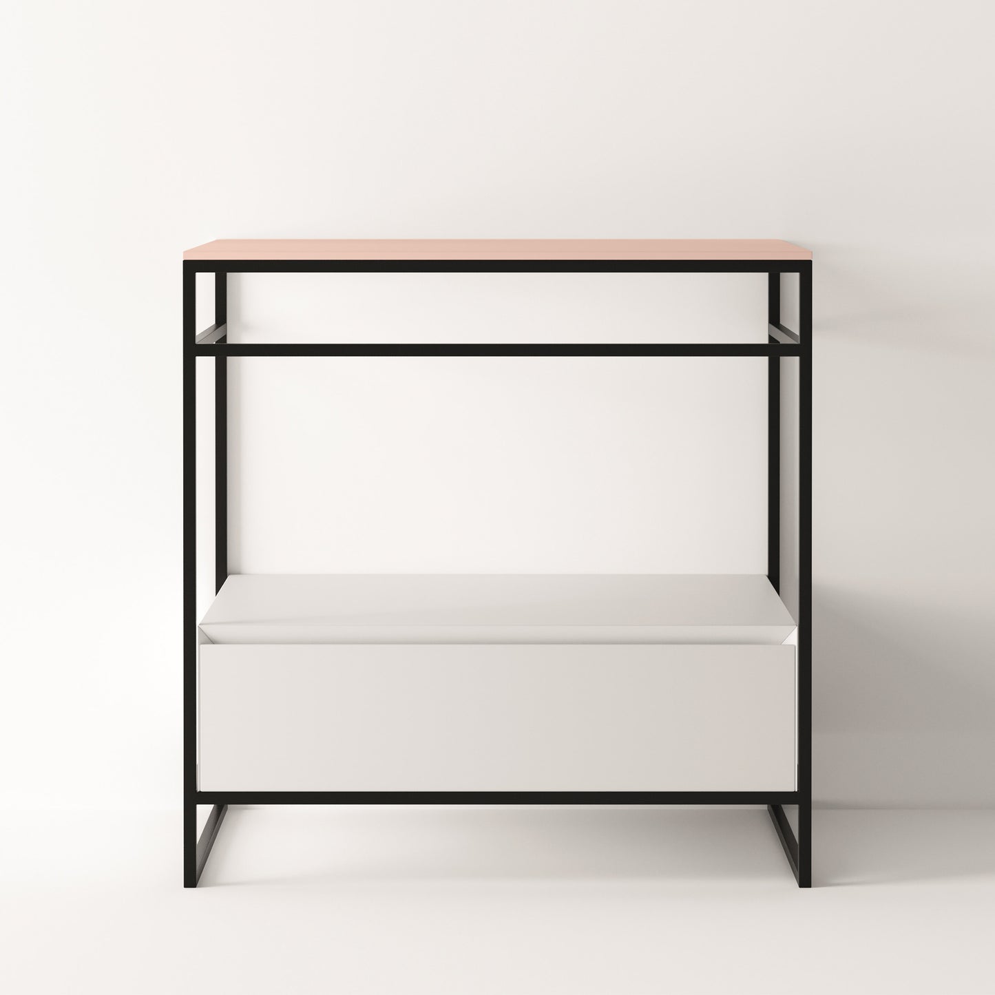 ALICE Structure UNI 30" - White Drawer Black Frame