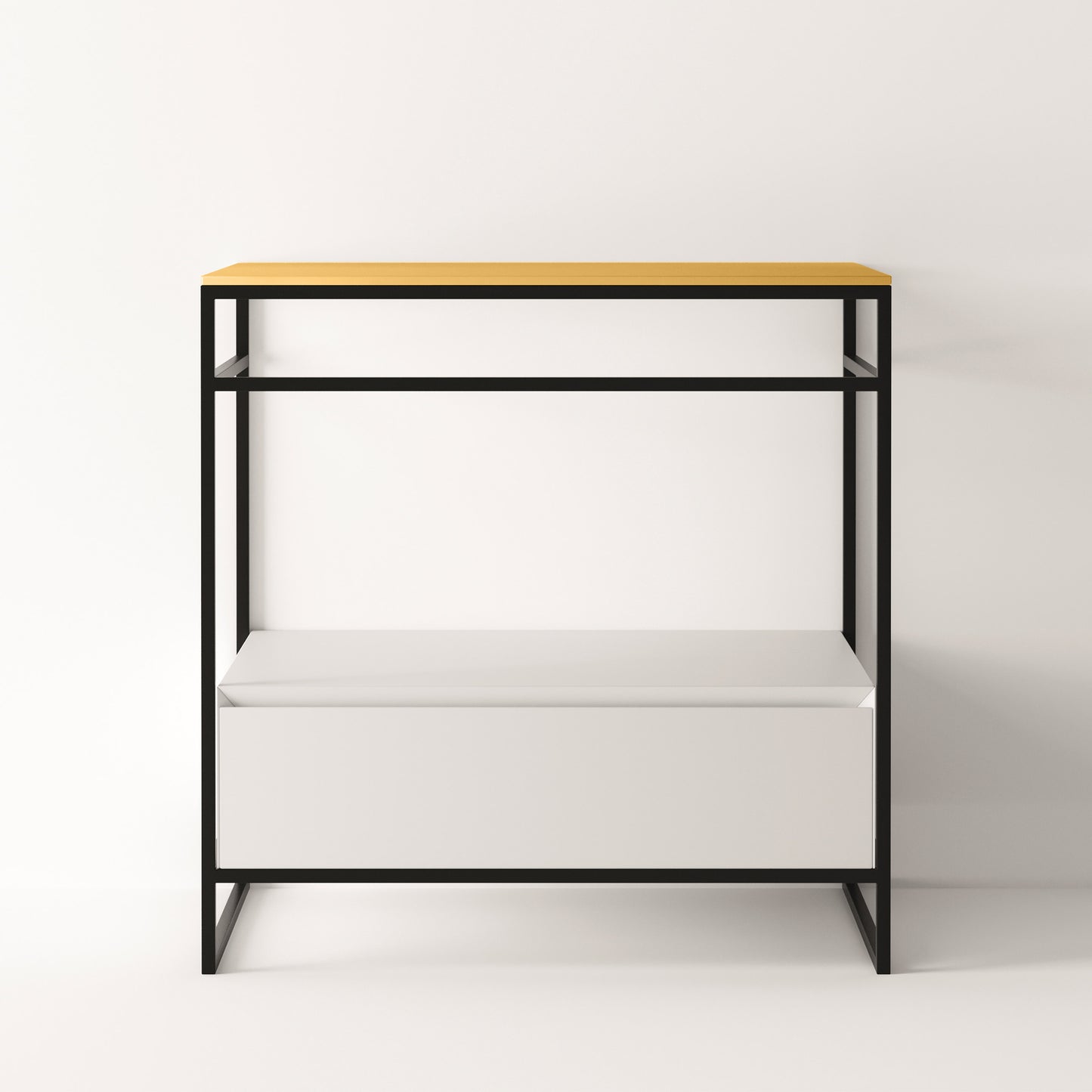 ALICE Structure UNI 30" - White Drawer Black Frame