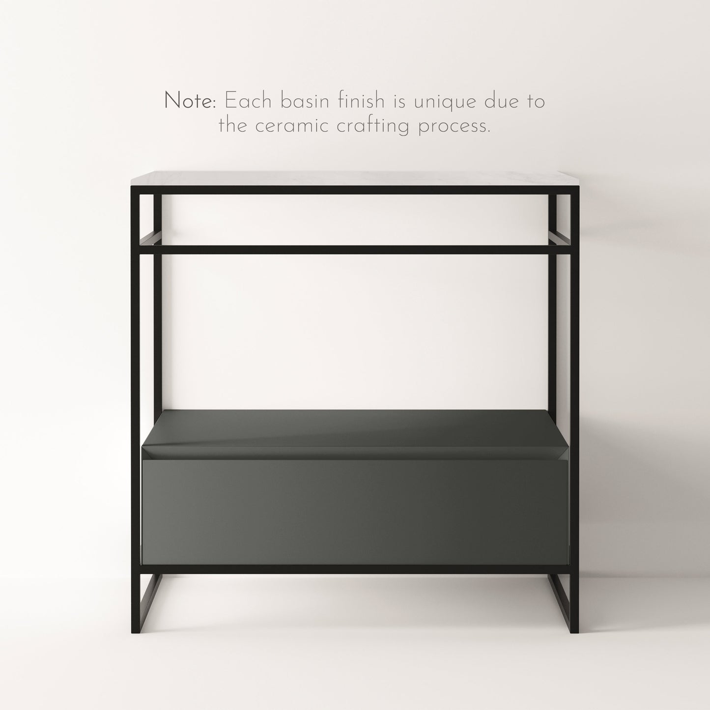 ALICE Structure UNI 30" - Black Drawer Black Frame