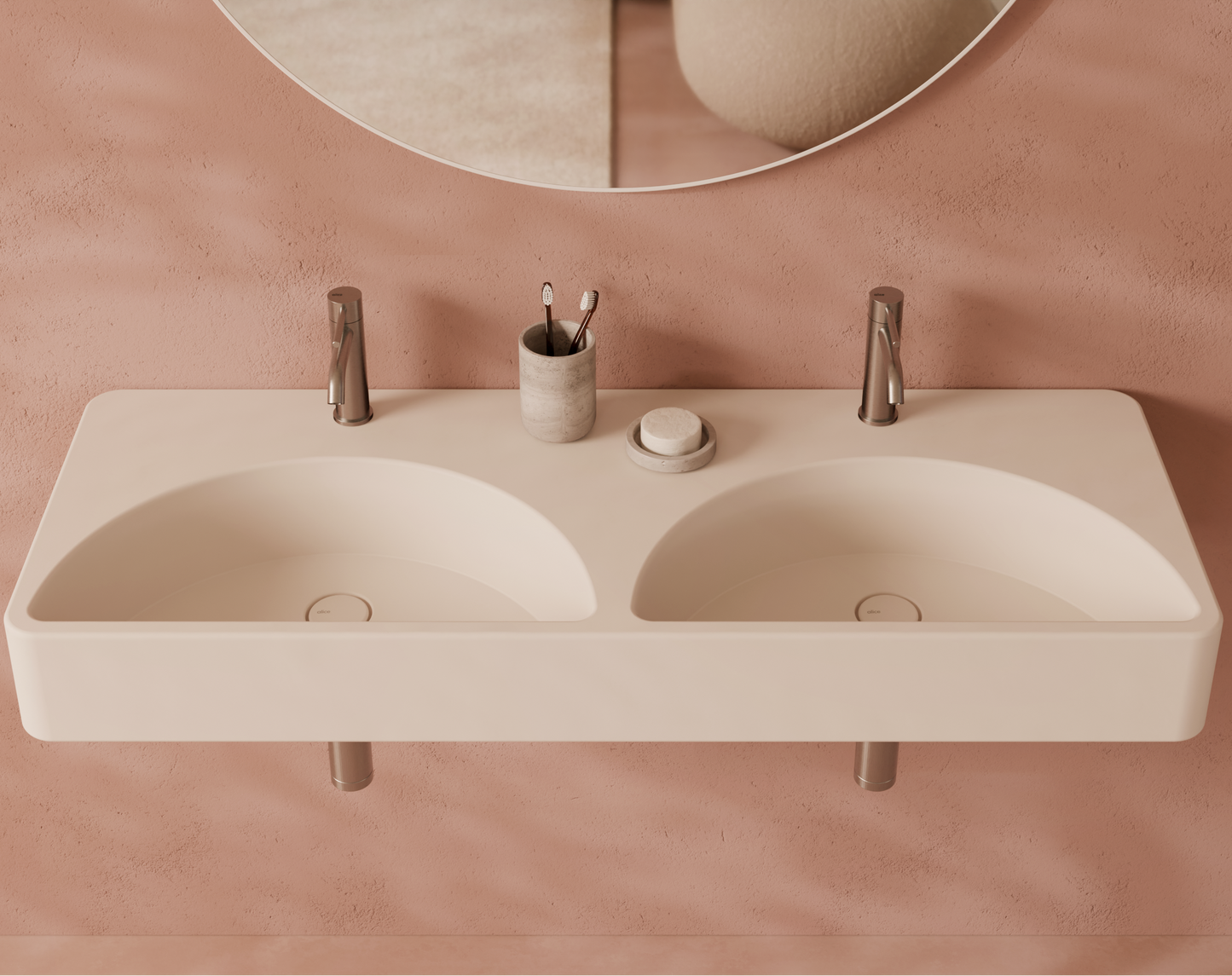 ALICE LUNARIS Countertop Ceramic 48"