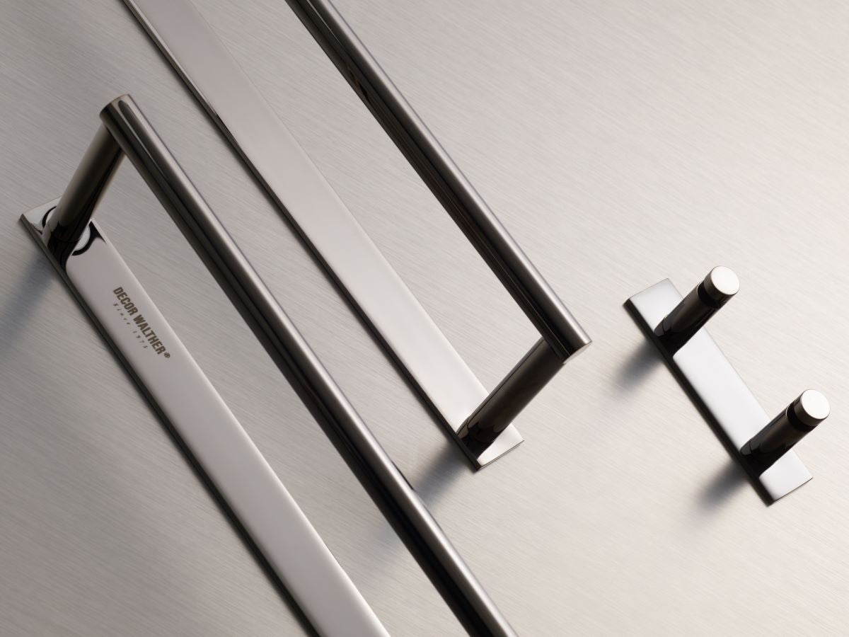 DW MK FRAME HTE45 MIKADO Towel rail - Black Chrome PVD
