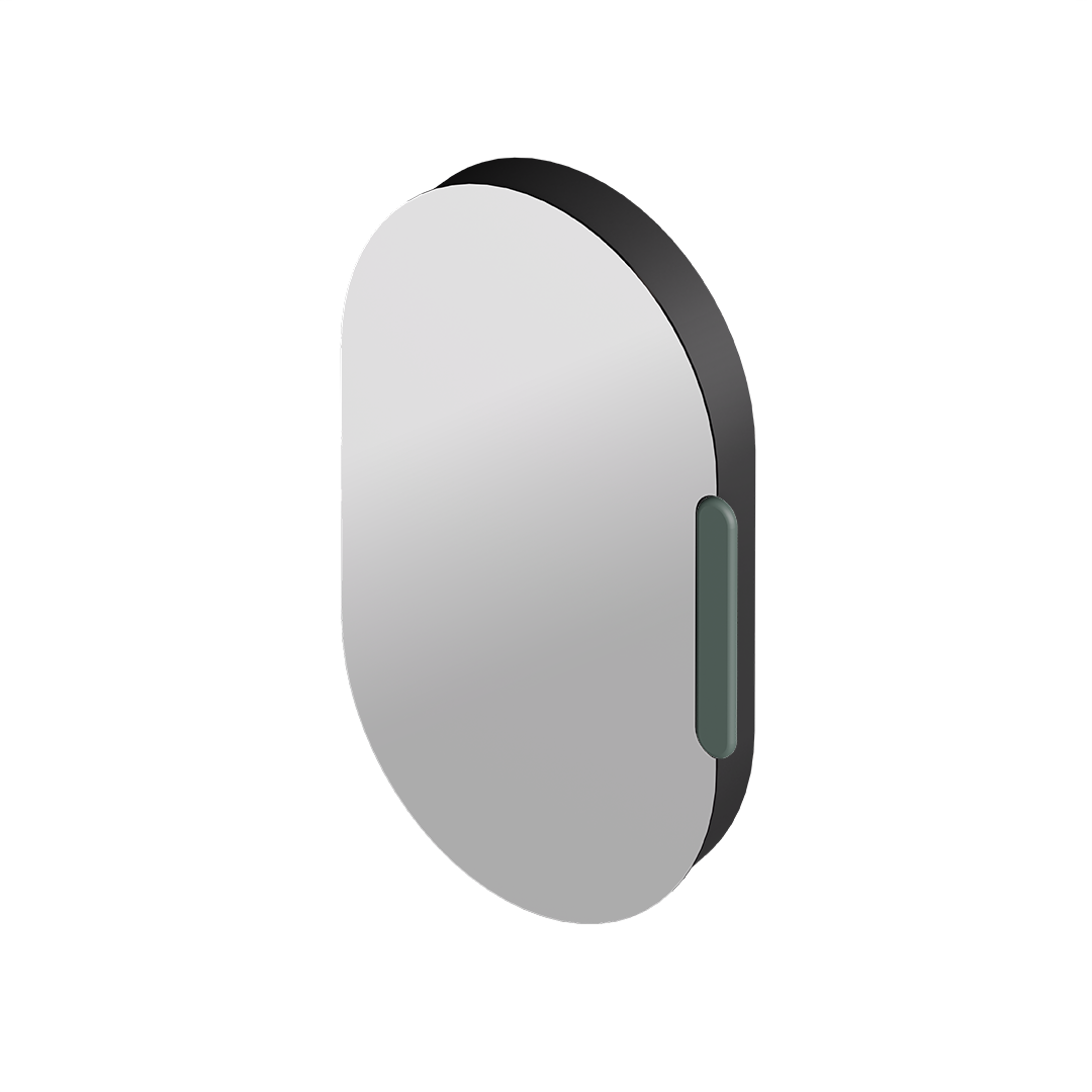 ALICE IDILLA Mirror Cabinet with Ceramic Handle in color (L/R) 21" x 34"