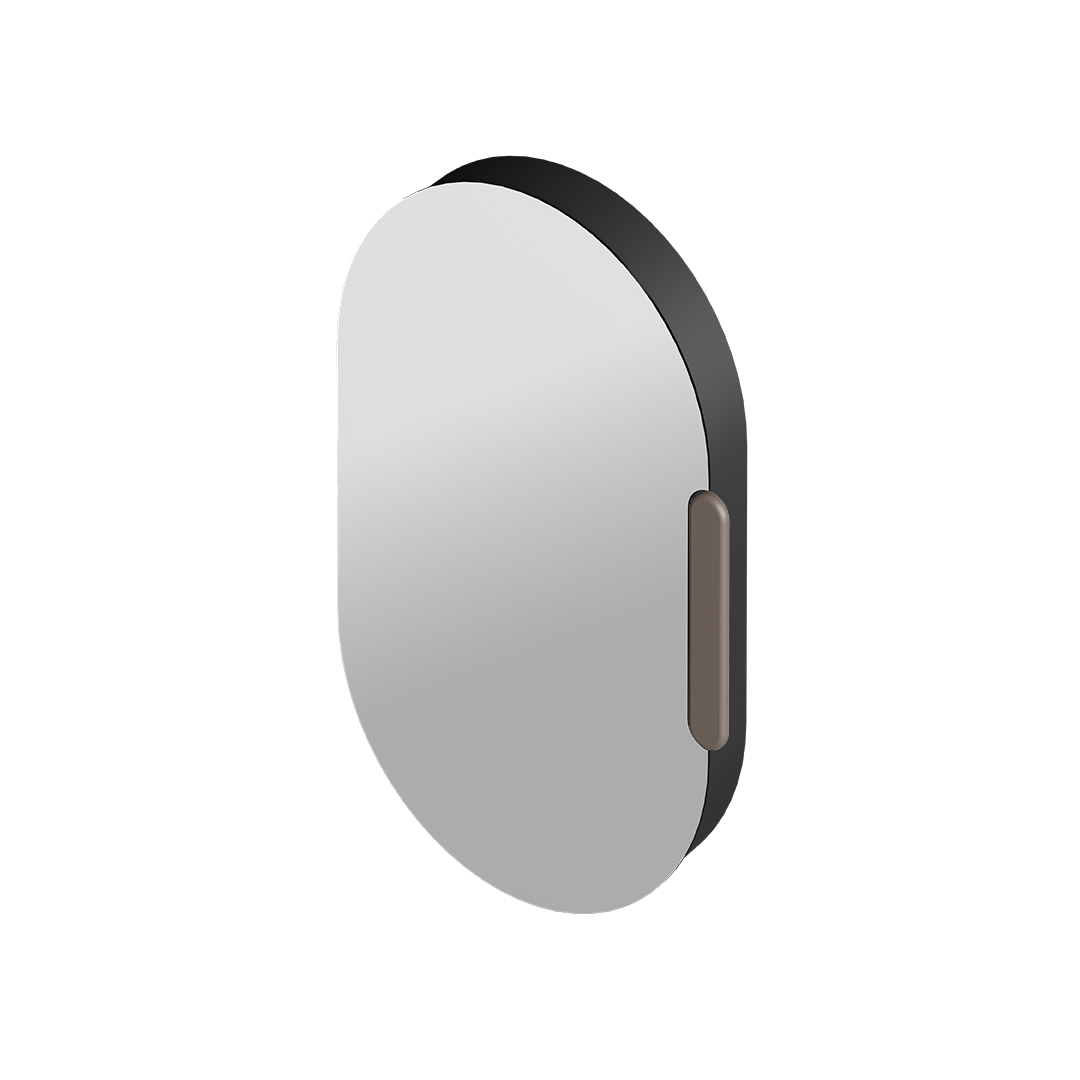ALICE IDILLA Mirror Cabinet with Ceramic Handle in color (L/R) 21" x 34"