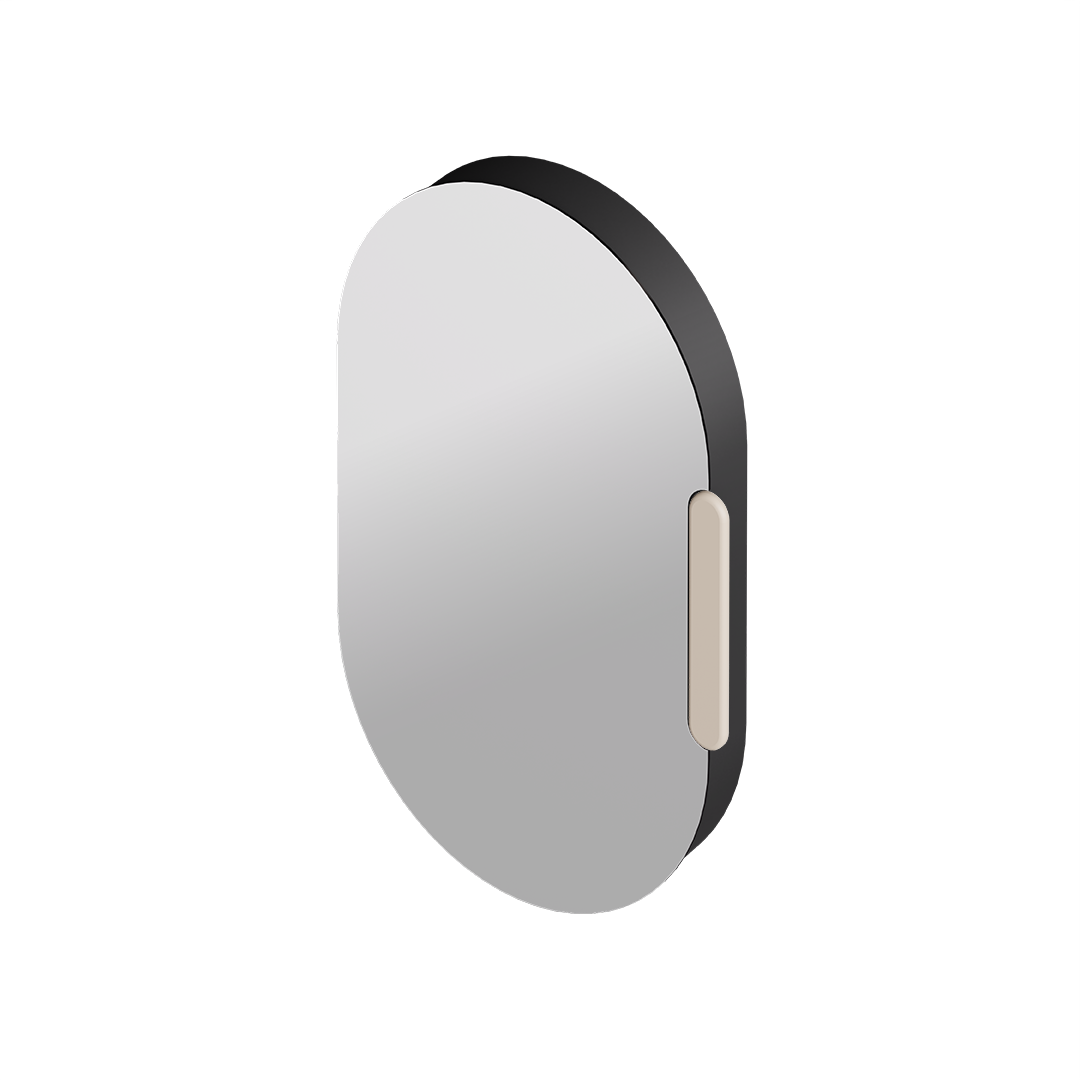 ALICE IDILLA Mirror Cabinet with Ceramic Handle in color (L/R) 21" x 34"