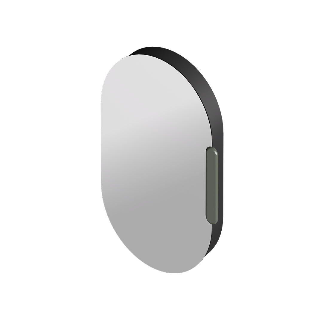 ALICE IDILLA Mirror Cabinet with Ceramic Handle in color (L/R) 21" x 34"
