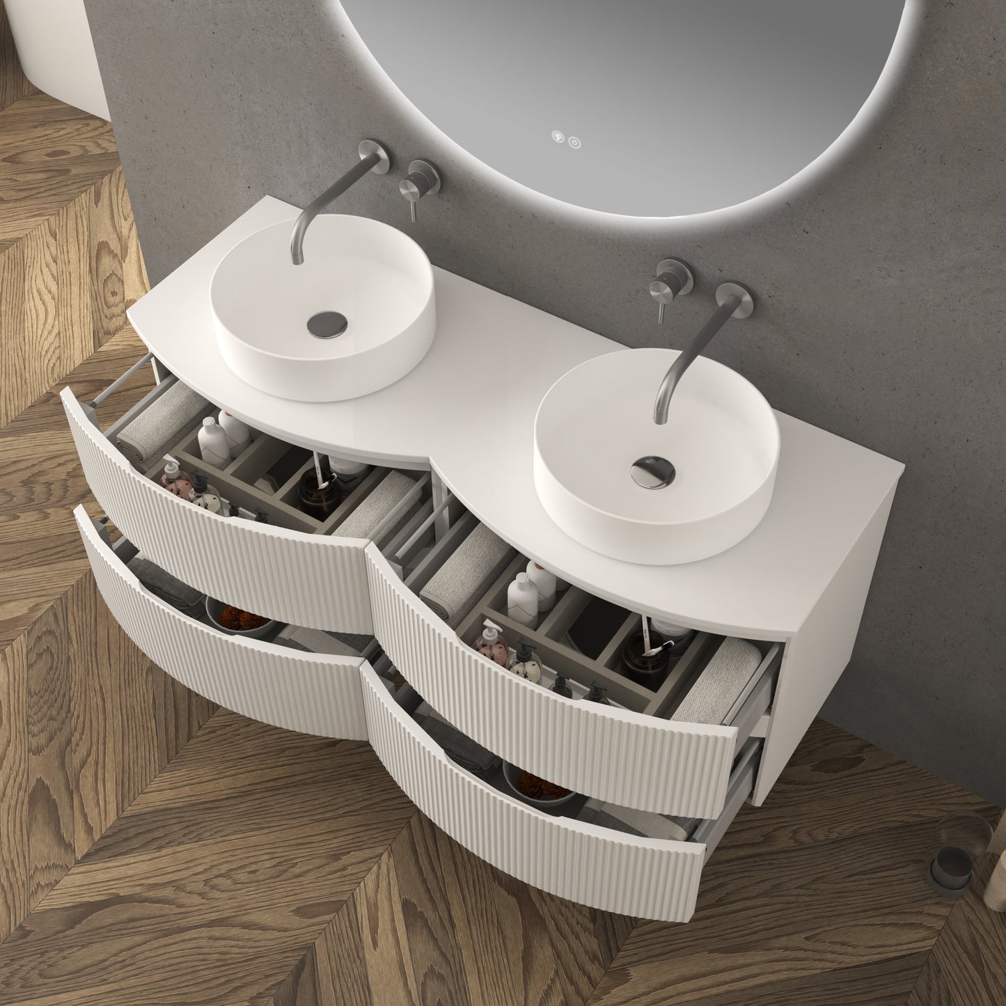 BH Vague/Olimpia Wood Countertop 54"