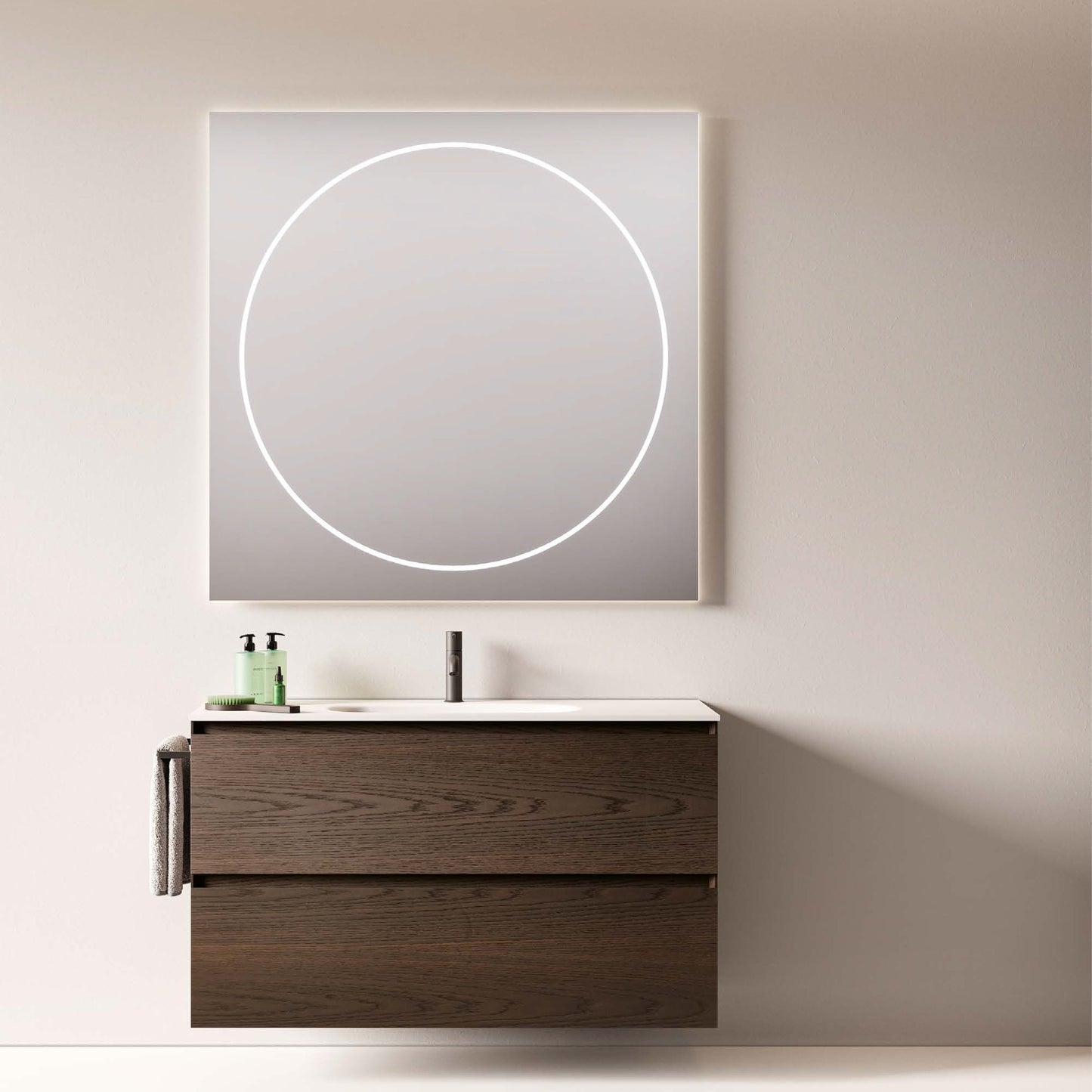 Berloni O Mirror LED 3000K with back and front light