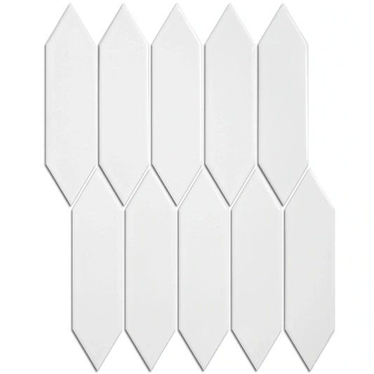 TMF Paris Picket 48x195 - White Gloss