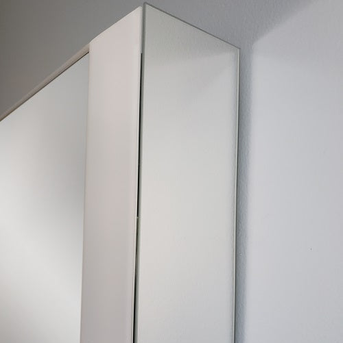 SIDLER Quadro Bathroom cabinet WM kit QR 3/59" including side mirrors and bottom cover