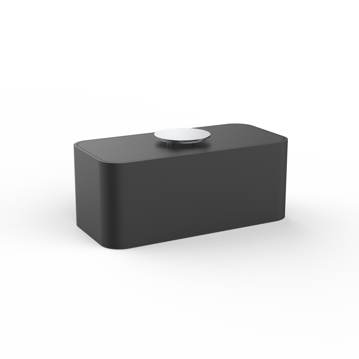 DW  STONE UTBMD Multi-purpose box with lid Black Matte / Chrome