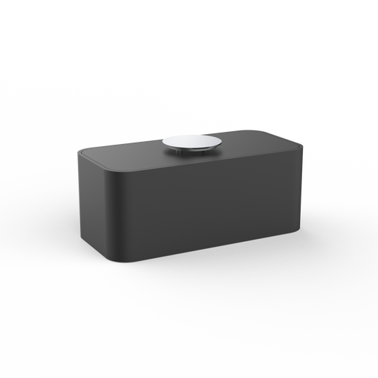 DW  STONE UTBMD Multi-purpose box with lid Black Matte / Chrome
