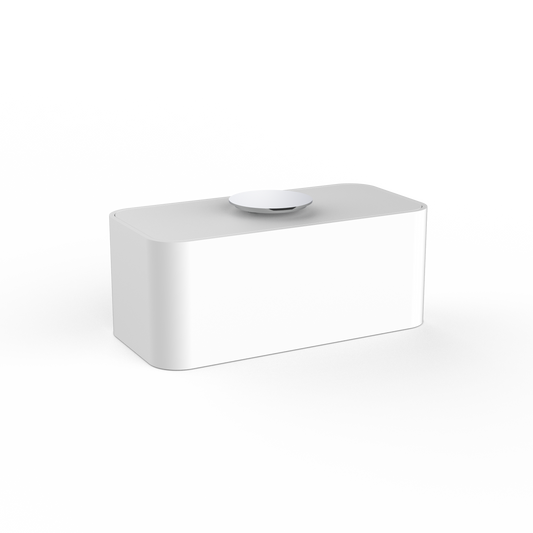 DW  STONE UTBMD Multi-purpose box with lid White Matte / Chrome