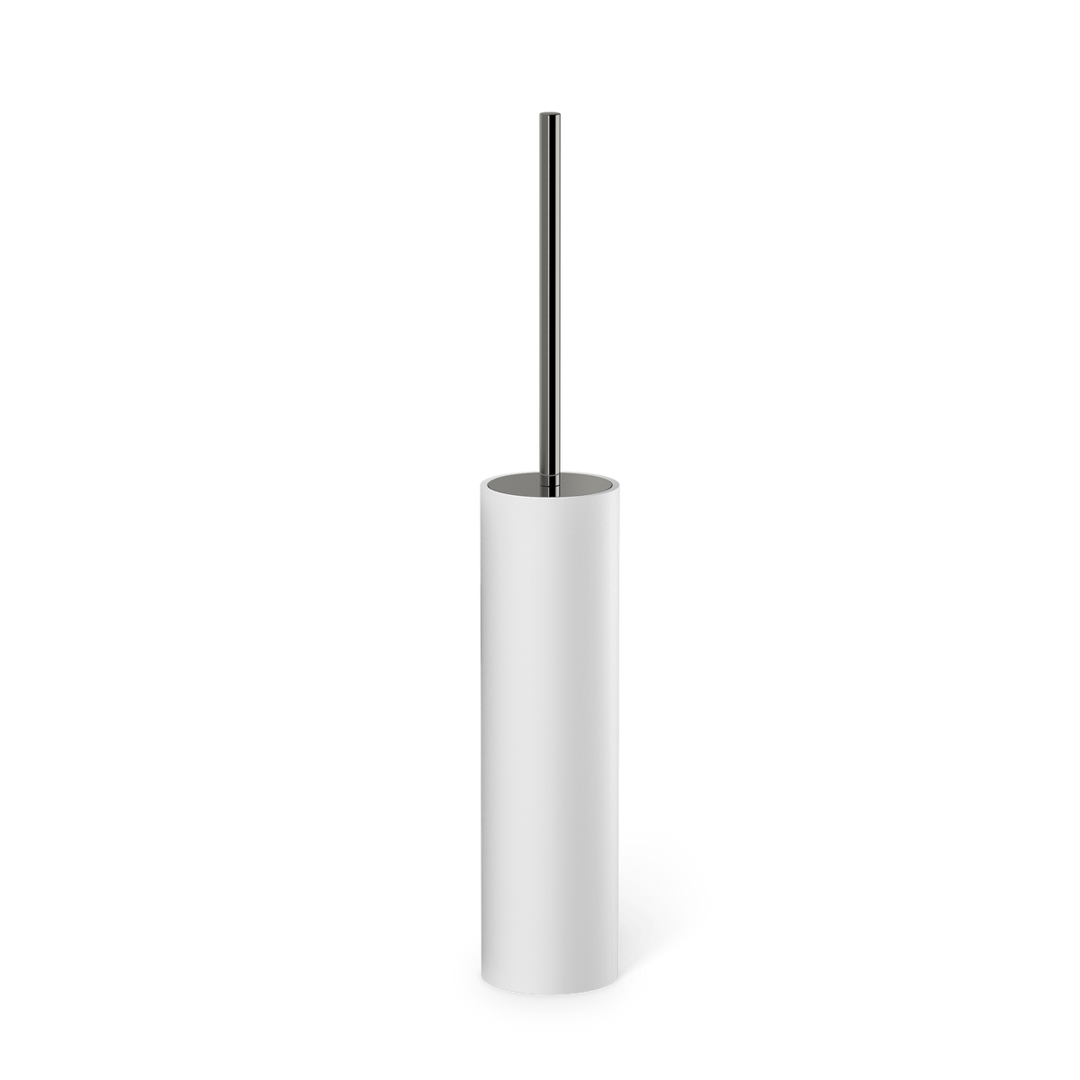 DW  STONE SBG Toilet brush White Matte / Black Chrome PVD