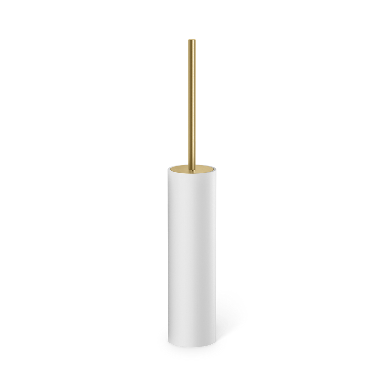 DW  STONE SBG Toilet brush White Matte / Gold Matte PVD