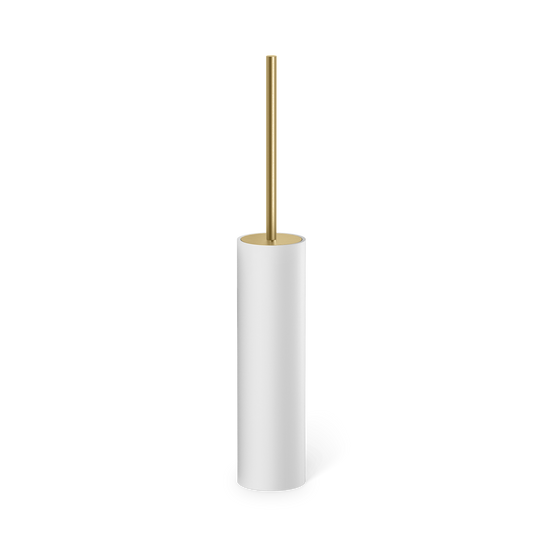 DW  STONE SBG Toilet brush White Matte / Gold Matte PVD