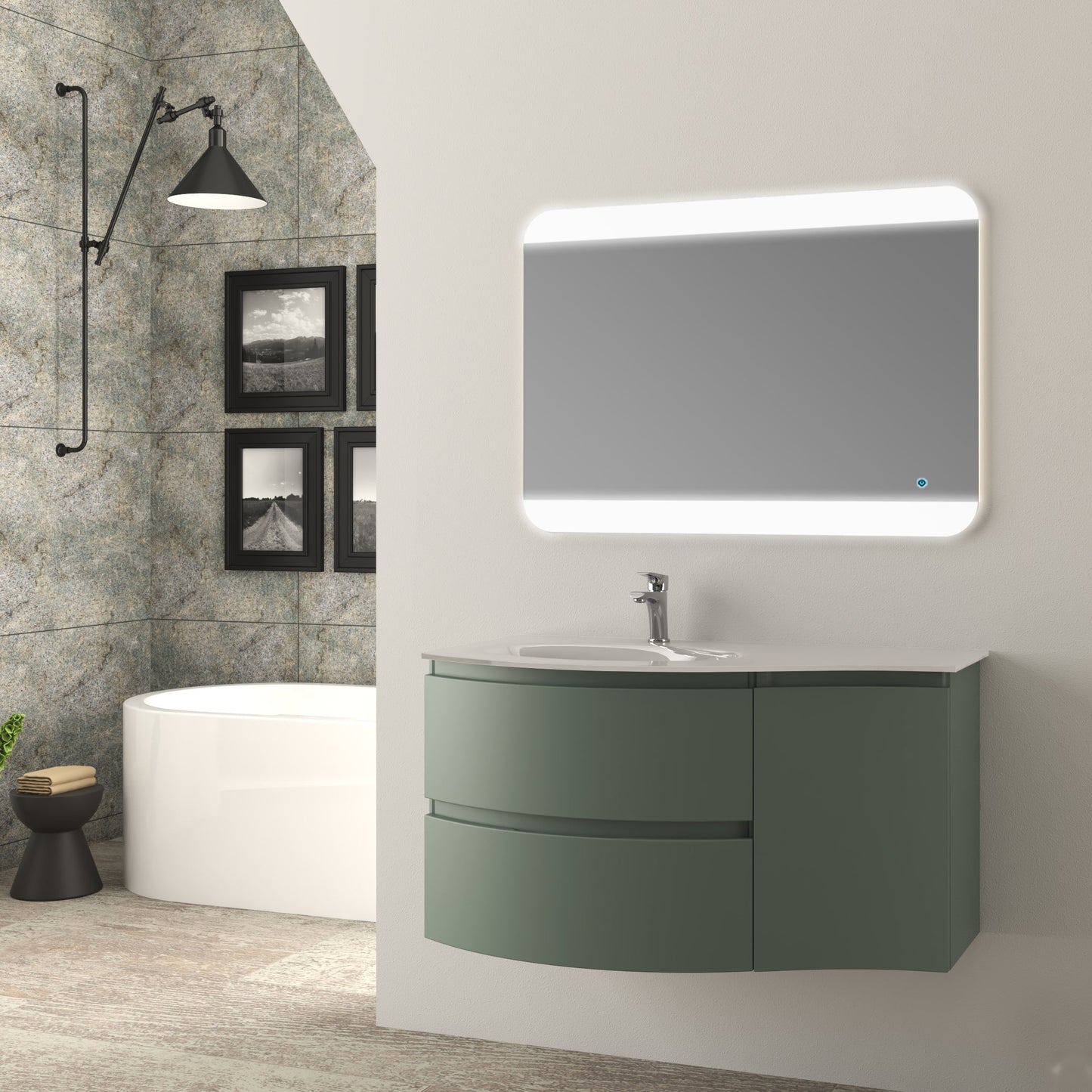 BH Vague Side Cabinet 13" 1 Door