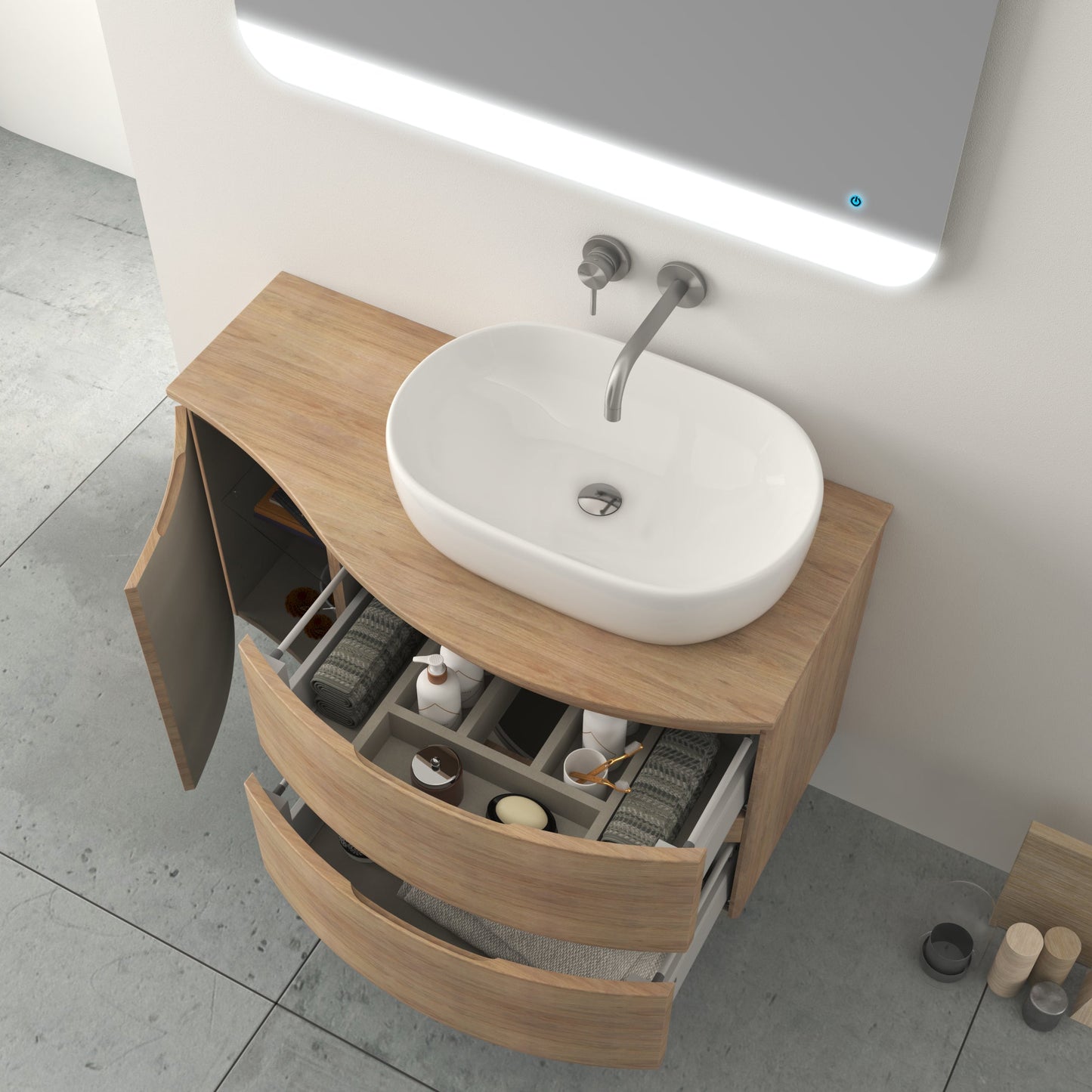 BH Vague Side Cabinet 13" 1 Door