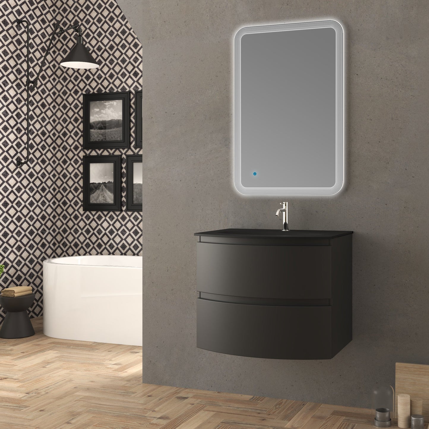 BH Vague Base Cabinet 27" 2 Drawers