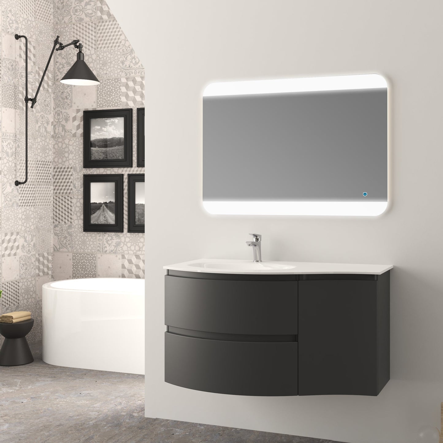 BH Vague Side Cabinet 13" 1 Door