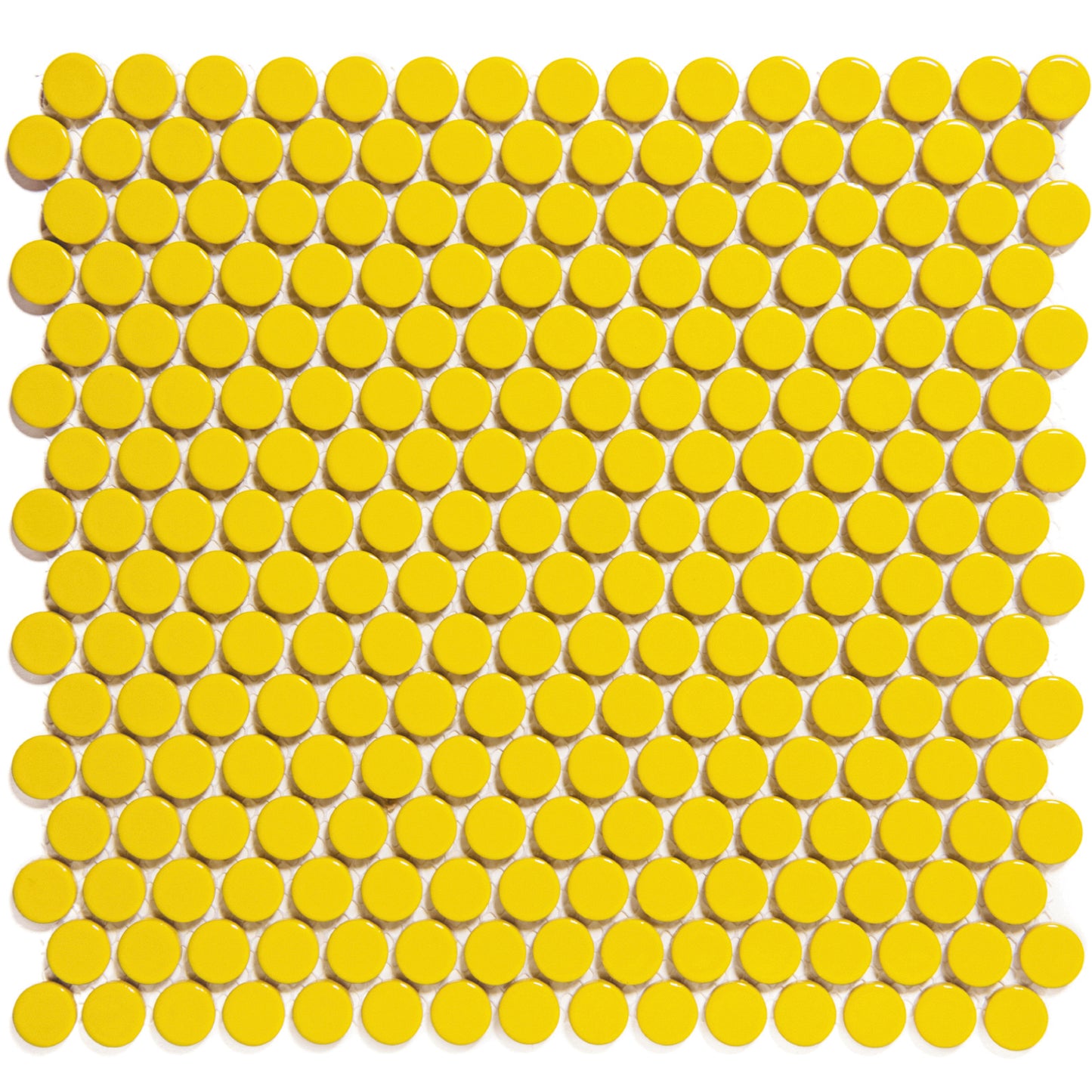 TMF Venice  Pennyround Glazed 19 - Yellow Gloss