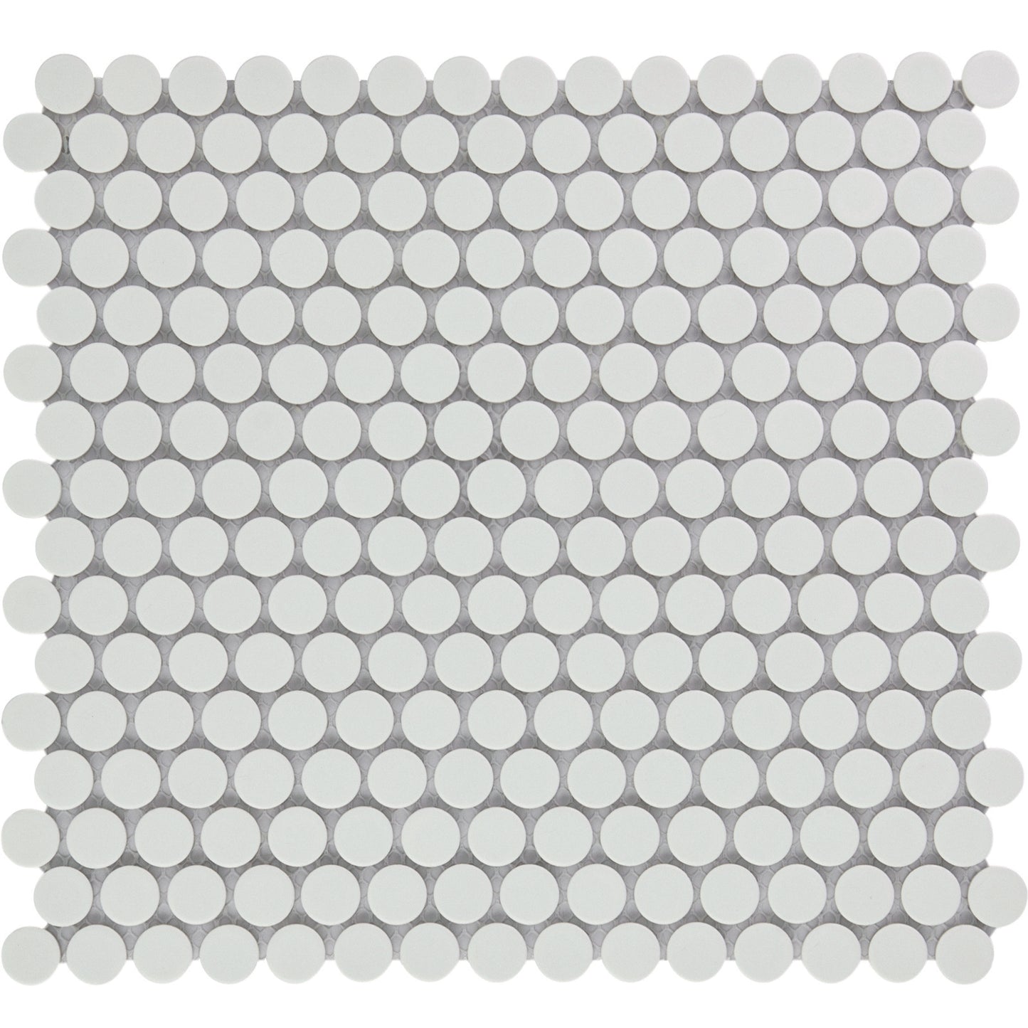 TMF Venice  Pennyround Glazed 19 - White Gloss