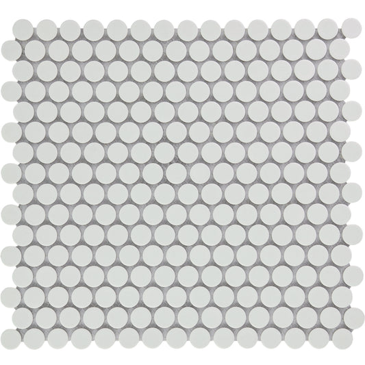 TMF Venice  Pennyround Glazed 19 - White Gloss