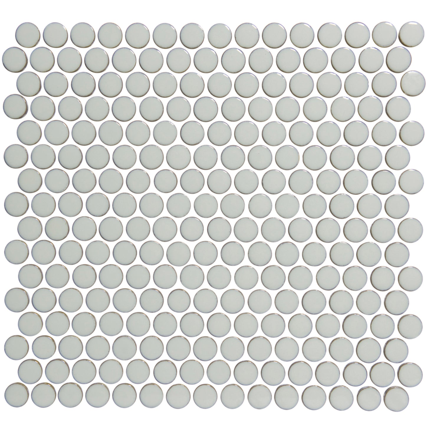 TMF Venice  Pennyround Glazed 19 - Light Grey Edge Gloss