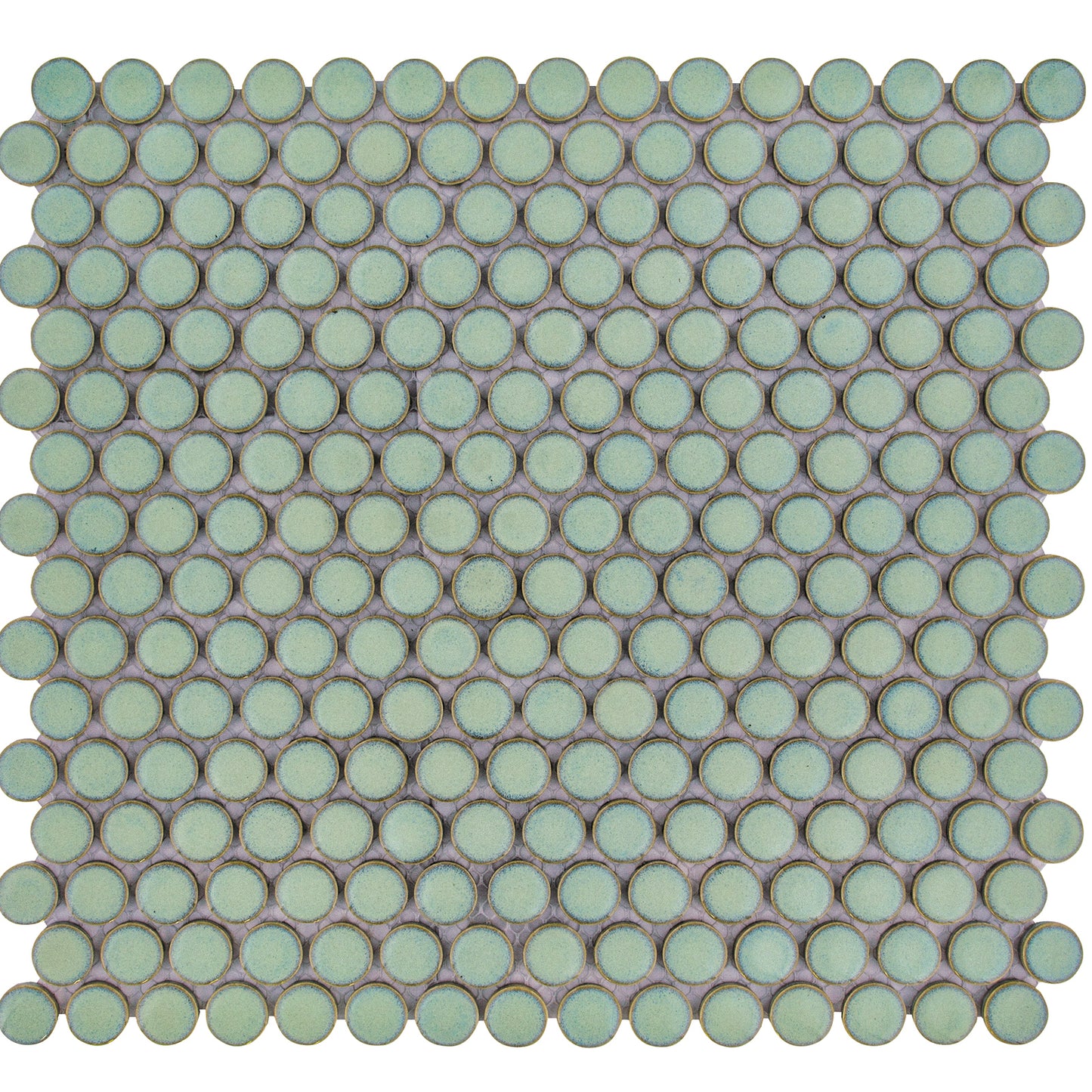 TMF Venice  Pennyround Glazed 19 - Light Green Gloss