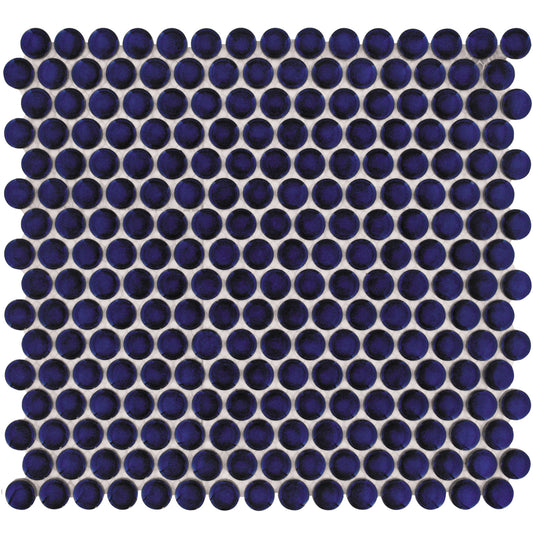 TMF Venice  Pennyround Glazed 19 - Cobalt Blue Gloss